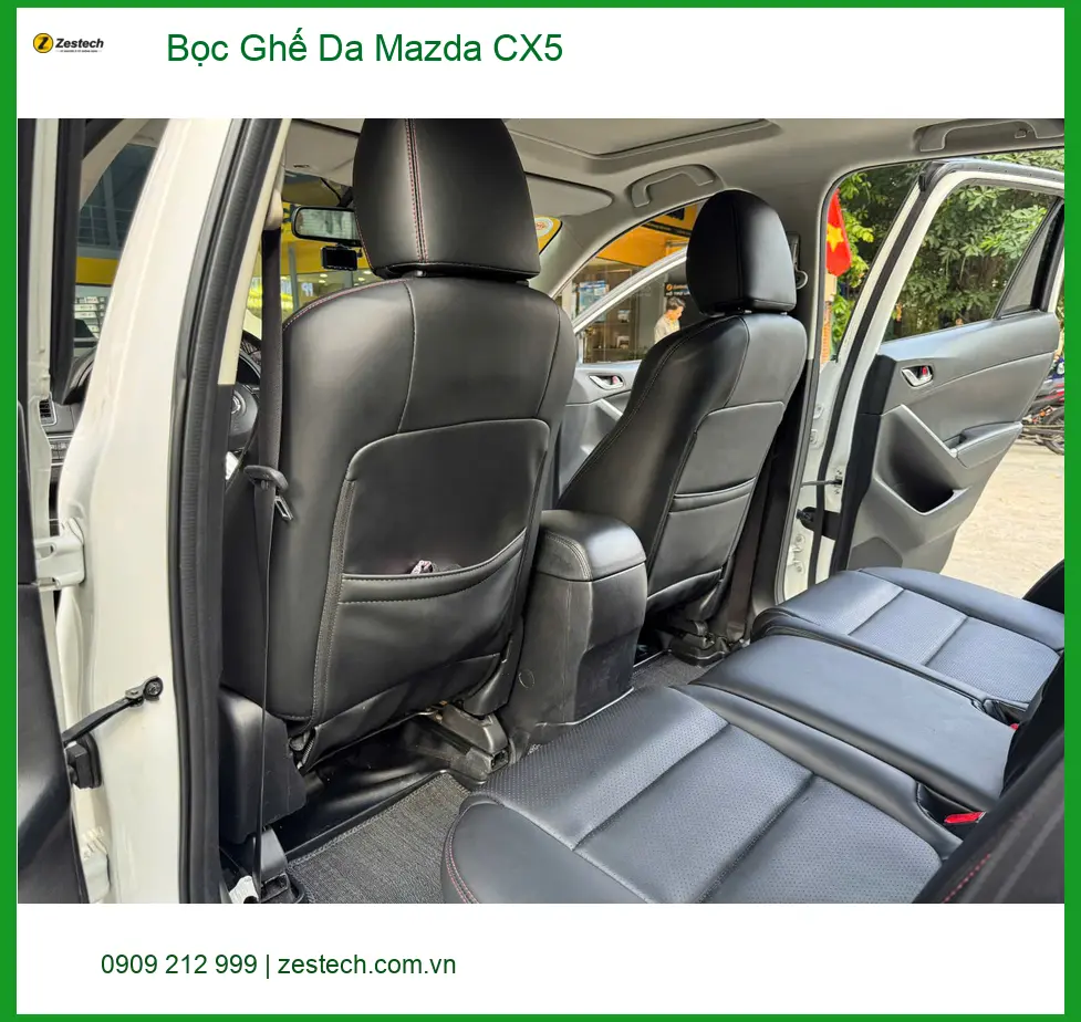 Chị Thảo bọc ghế da Mazda CX5 tại Quận Bình Thạnh để nâng tầm không gian nội thất ảnh thực tế 3