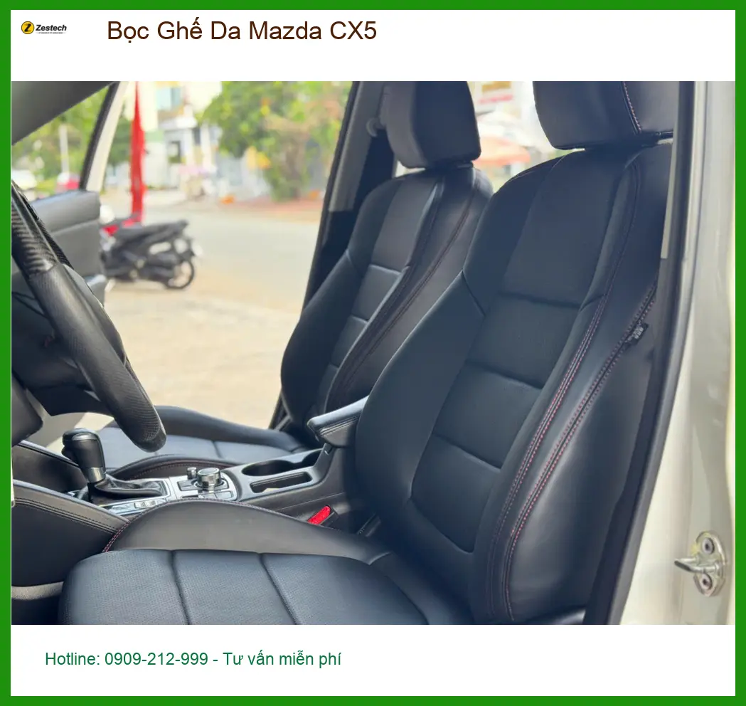 Chị Thảo bọc ghế da Mazda CX5 tại Quận Bình Thạnh để nâng tầm không gian nội thất ảnh thực tế 4