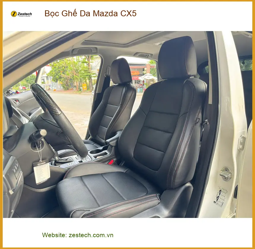 Anh Minh bọc ghế da Mazda CX5 Quận Phú Nhuận tạo vẻ mới mẻ, sang trọng