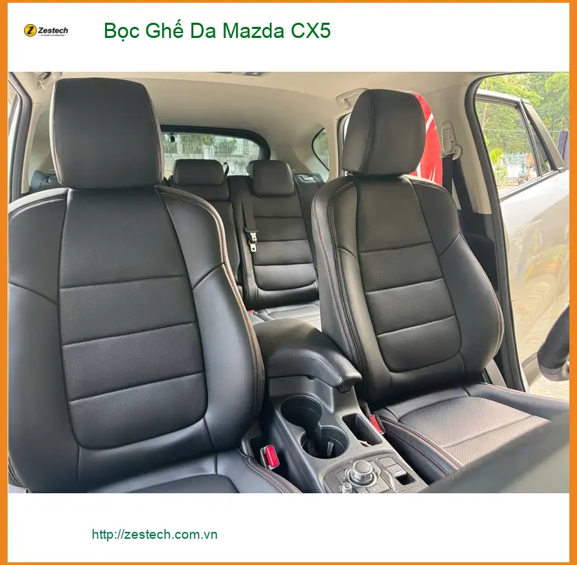 Anh Khang bọc ghế da Mazda CX5 tại Hóc Môn để nội thất thêm phần đẳng cấp