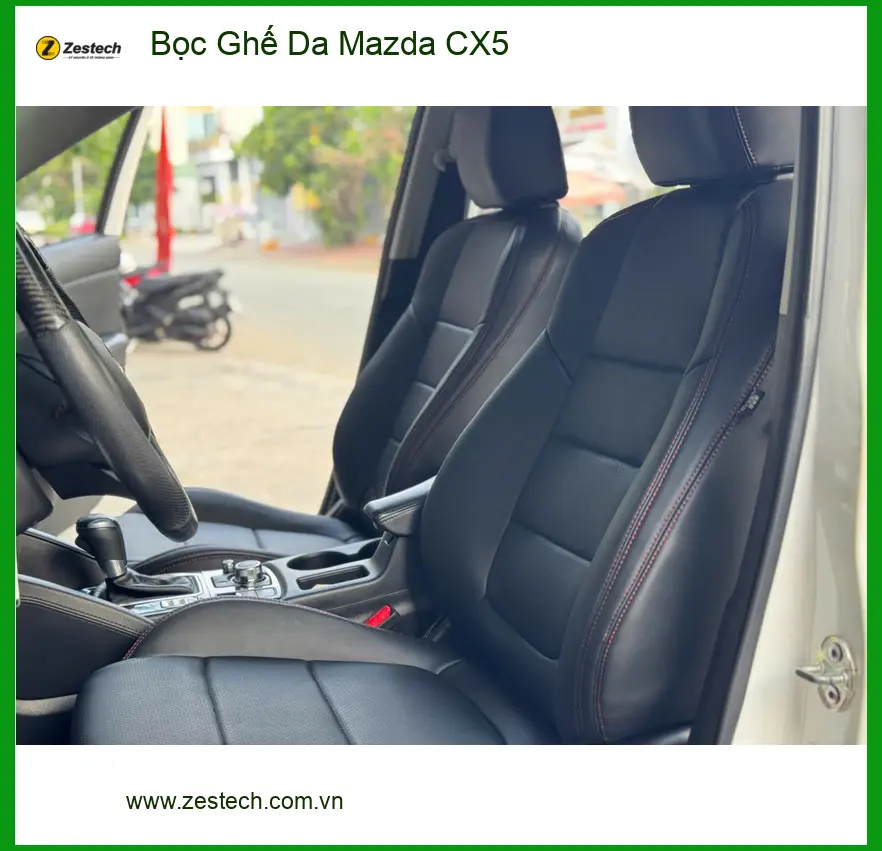 Anh Quang Bọc Ghế Da Mazda CX5 tại Quận 6 cho nội thất bền đẹp