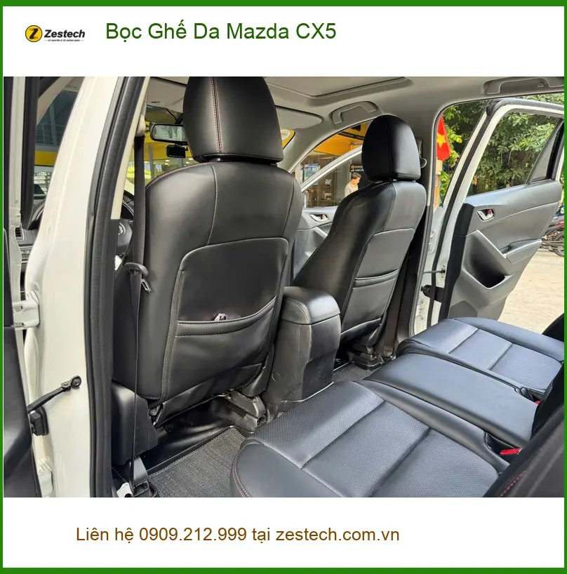 Anh Quang Bọc Ghế Da Mazda CX5 tại Quận 6 cho nội thất bền đẹp ảnh thực tế 2