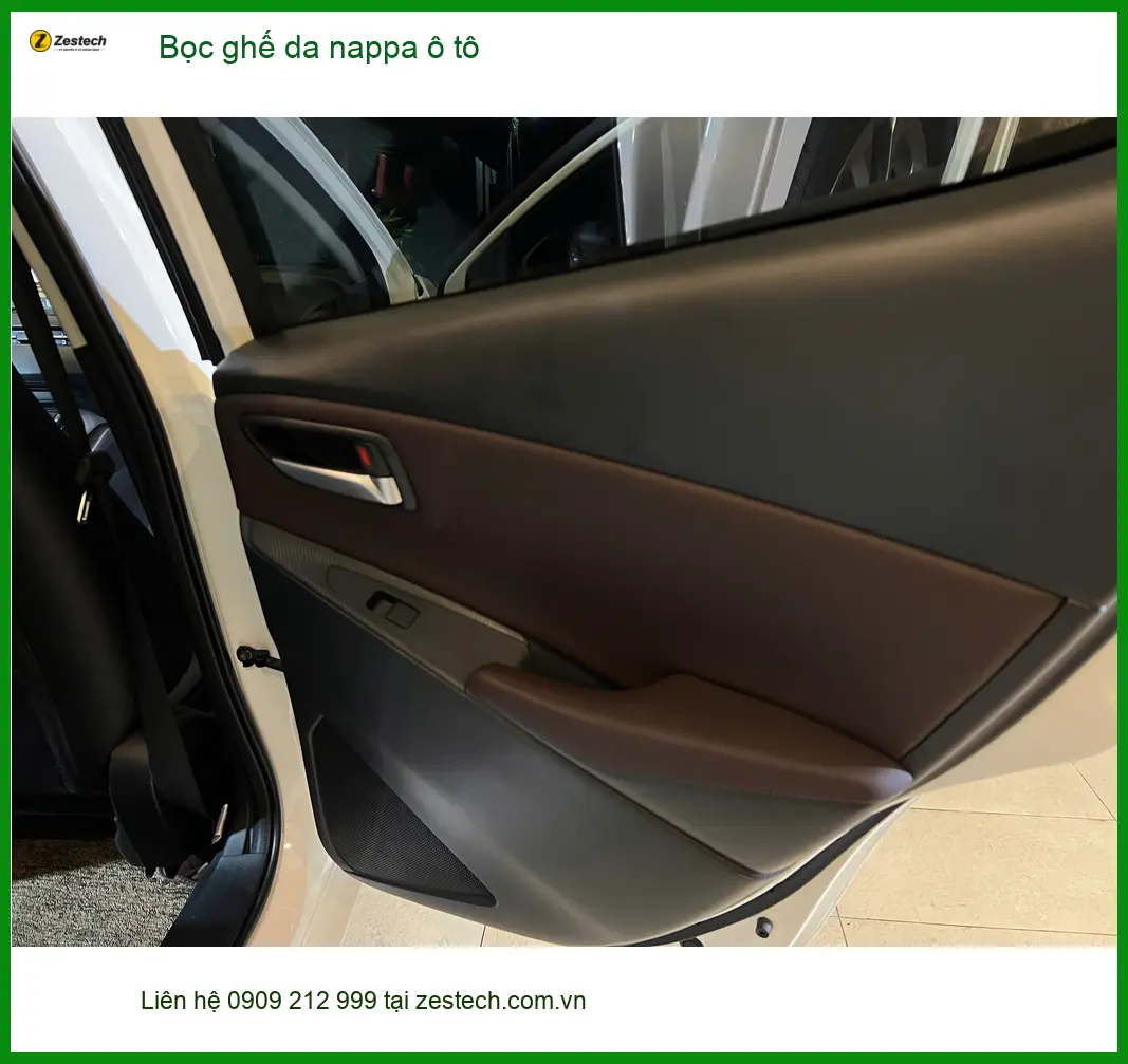 Chị Hằng bọc ghế da nappa ô tô Mazda CX-5 tại Bình Thạnh vì ghế cũ