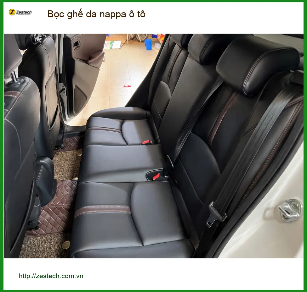 Chị Hằng bọc ghế da nappa ô tô Mazda CX-5 tại Bình Thạnh vì ghế cũ ảnh thực tế 2