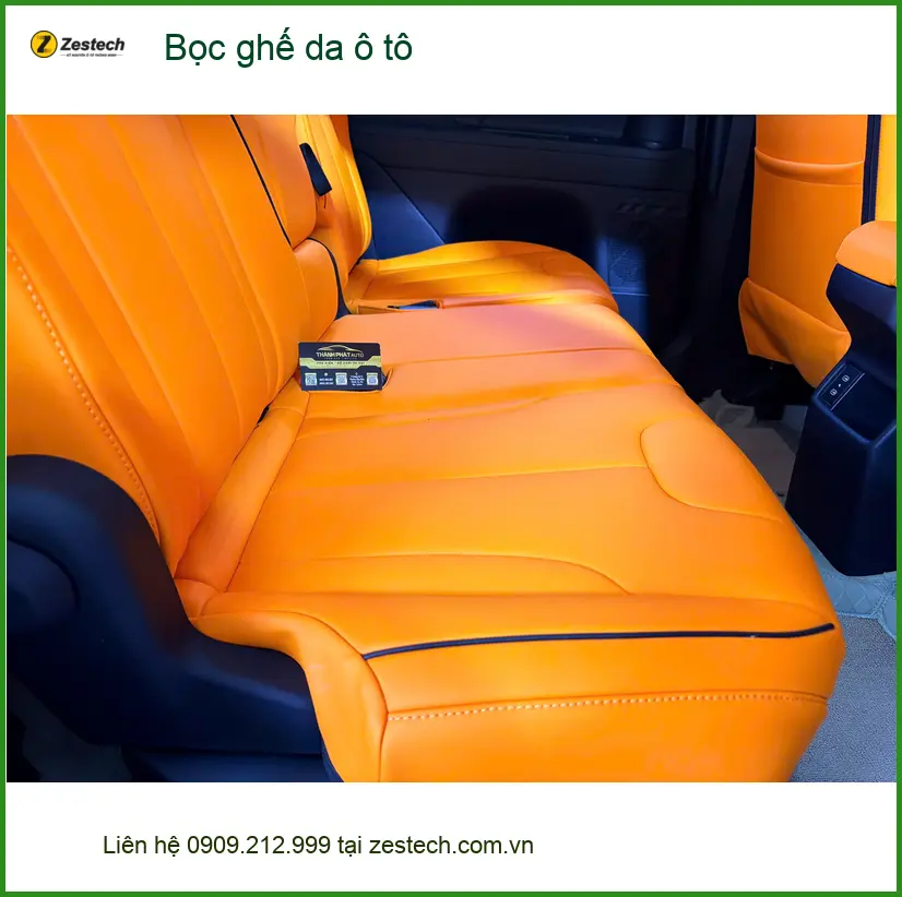 Anh Phát bọc ghế da ô tô Toyota Camry tại Quận 6 muốn nội thất sang trọng hơn ảnh thực tế 4