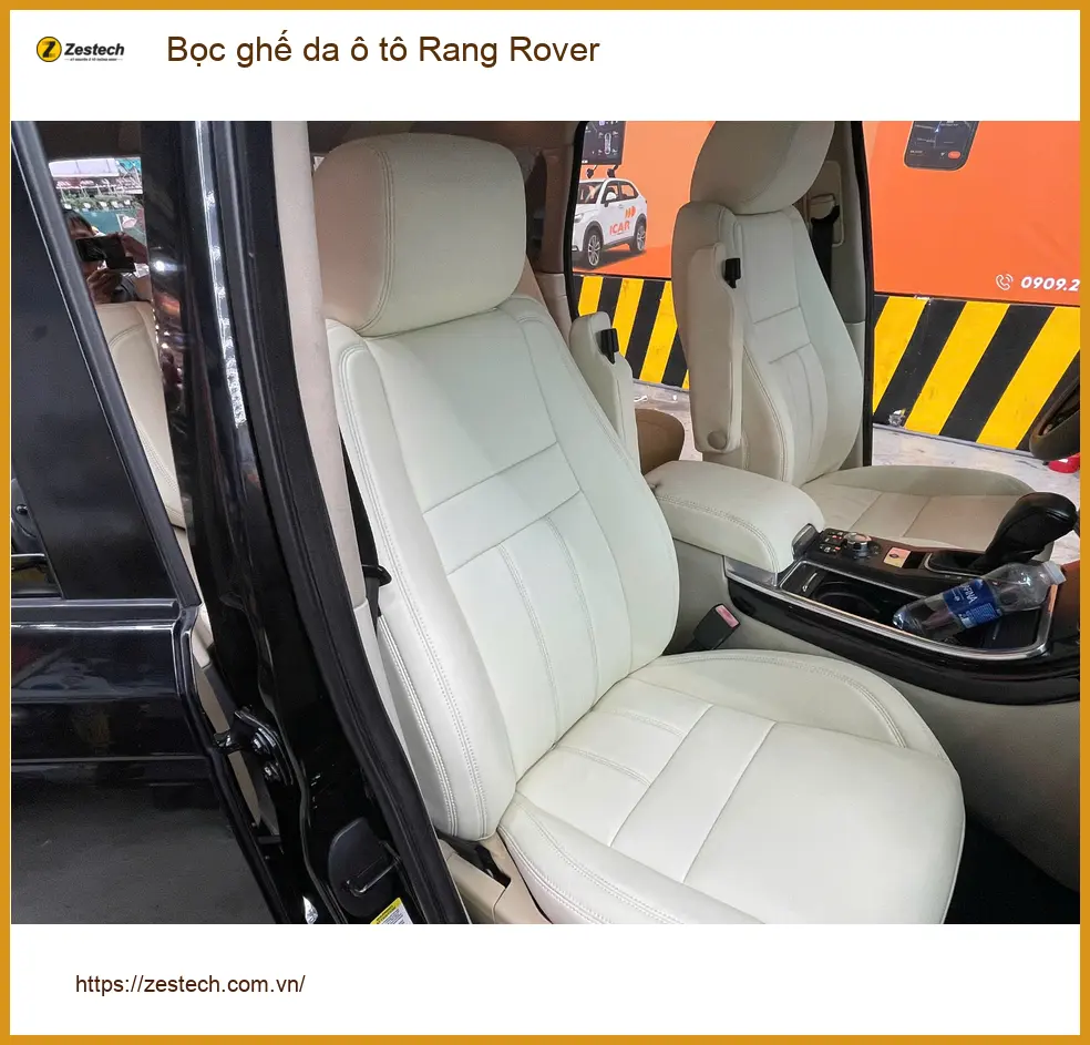 Anh Phước bọc ghế da Rang Rover Evoque tại Bình Chánh để nâng tầm không gian xe ảnh thực tế 3
