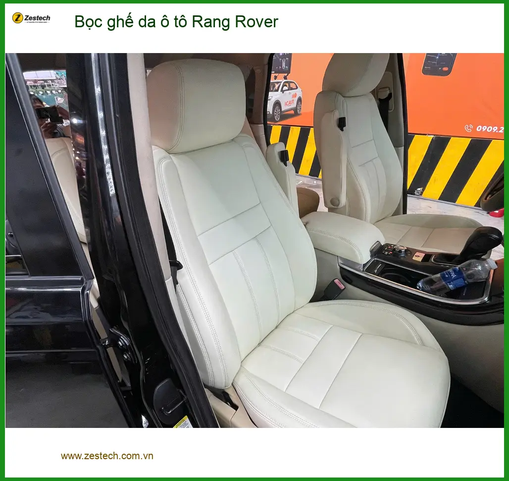 Anh Kế bọc ghế da Range Rover tại Củ Chi - Chọn màu theo phong thủy
