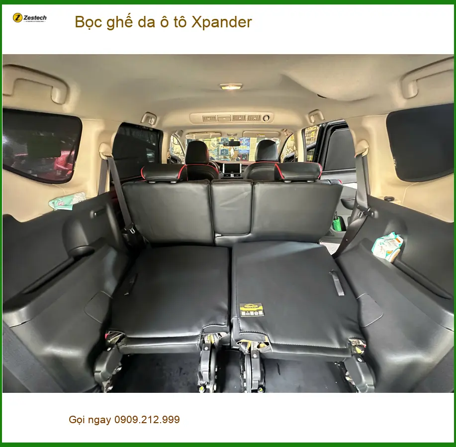 Anh Minh bọc ghế da ô tô Xpander tại Quận 6 vì ghế cũ đã xuống cấp ảnh thực tế 4