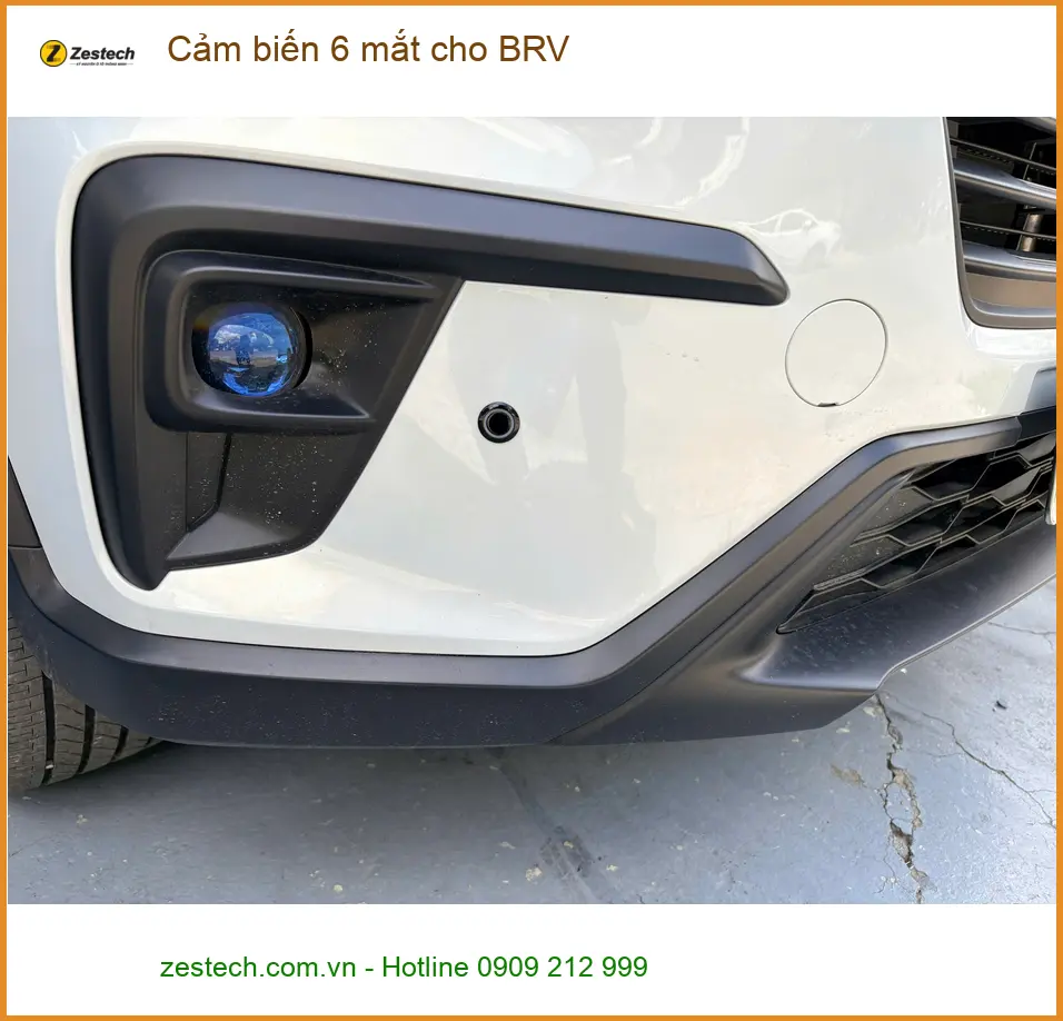 Chú Quang lắp cảm biến 6 mắt cho BRV giúp lái xe tự tin hơn ở Nhà Bè ảnh thực tế 3