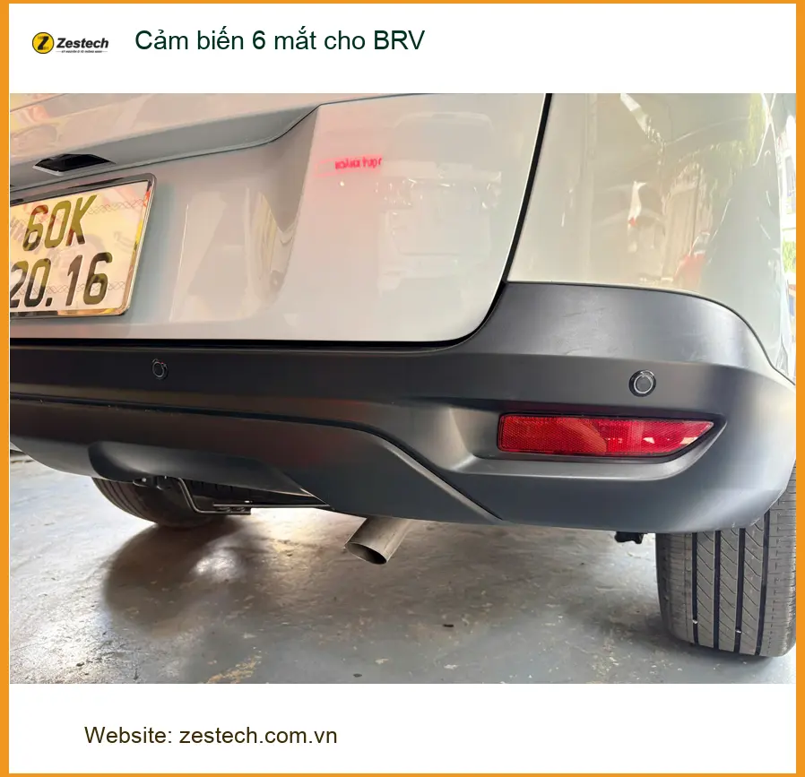 Chú Quang lắp cảm biến 6 mắt cho BRV giúp lái xe tự tin hơn ở Nhà Bè ảnh thực tế 4