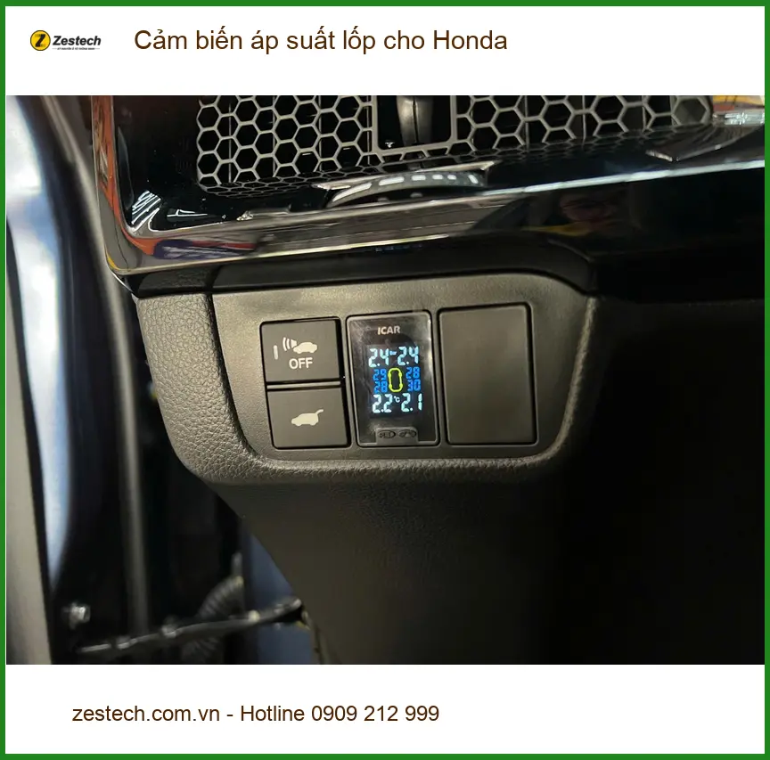 Anh Tùng lắp Cảm biến áp suất lốp cho Honda City tại Quận Tân Bình