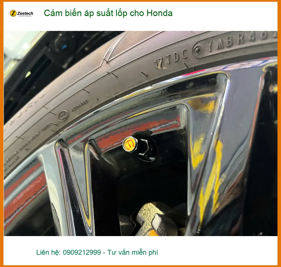 Anh Tùng lắp Cảm biến áp suất lốp cho Honda City tại Quận Tân Bình ảnh thực tế 2