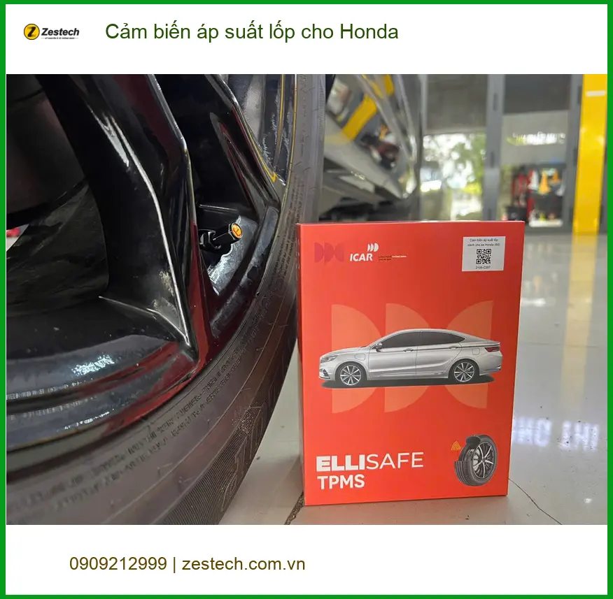 Anh Tùng lắp Cảm biến áp suất lốp cho Honda City tại Quận Tân Bình ảnh thực tế 4