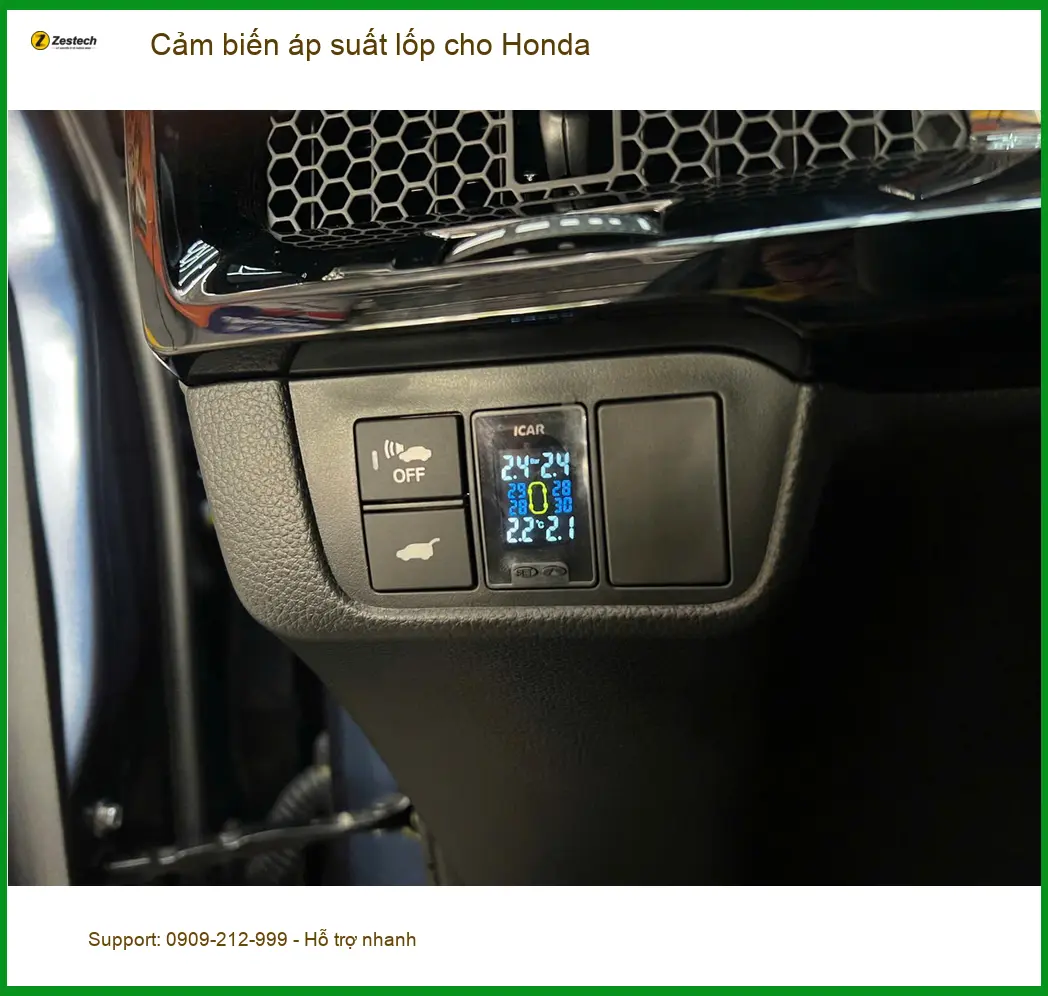 Chú Phi lắp Cảm biến áp suất lốp cho Honda CRV tại Quận 3 an tâm lái xe ảnh thực tế 5