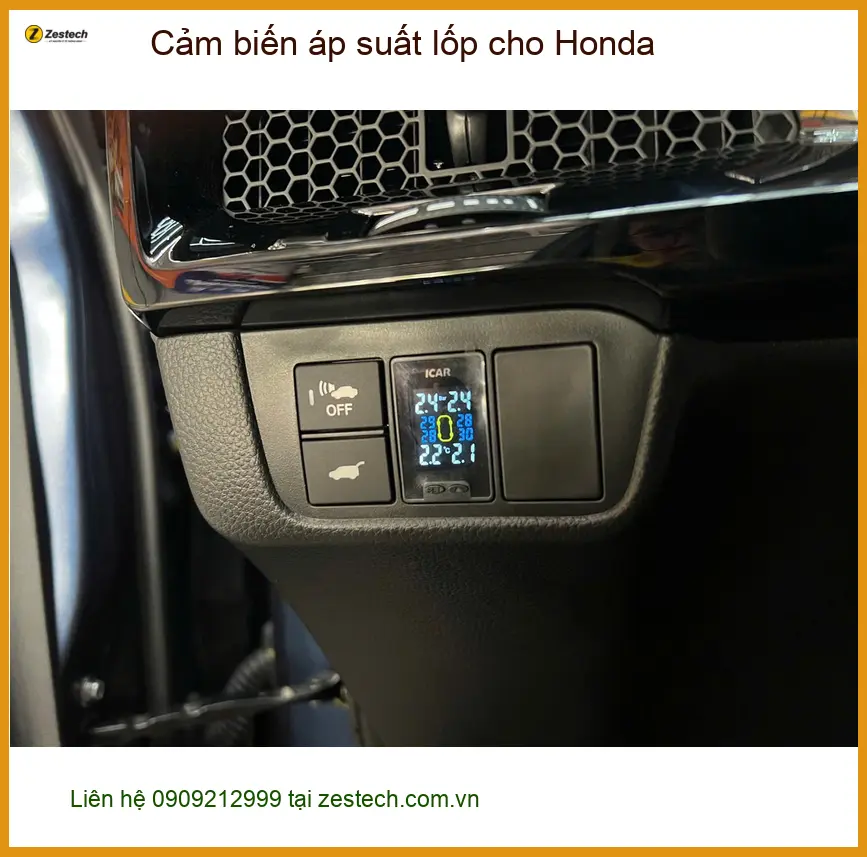 Chú Minh Khôi lắp cảm biến áp suất lốp Honda CRV Quận 8 lái xe an toàn.