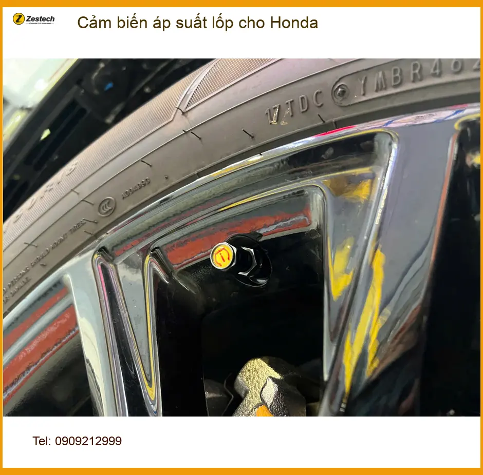 Anh Khải lắp cảm biến áp suất lốp cho Honda CRV tại Quận 9 an tâm mọi hành trình