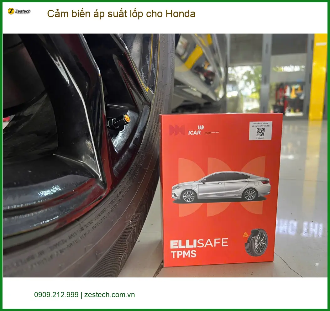 Anh Trọng lắp cảm biến áp suất lốp cho Honda CRV tại Quận Tân Phú đảm bảo an toàn ảnh thực tế 2