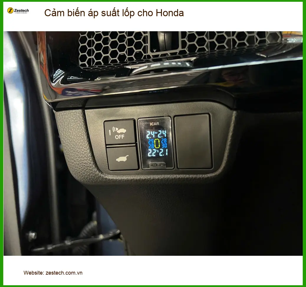 Anh Trọng lắp cảm biến áp suất lốp cho Honda CRV tại Quận Tân Phú đảm bảo an toàn ảnh thực tế 4