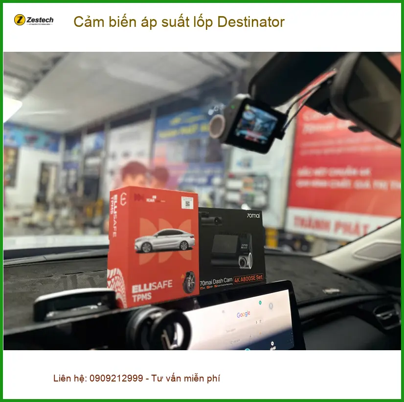 Anh Khải lắp Cảm biến áp suất lốp Destinator cho Honda CRV tại Quận 10 ảnh thực tế 2