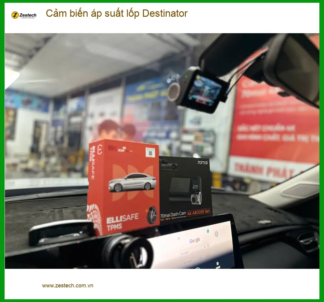 Anh Khải lắp Cảm biến áp suất lốp Destinator cho Mazda 3 tại Bình Chánh ảnh thực tế 2