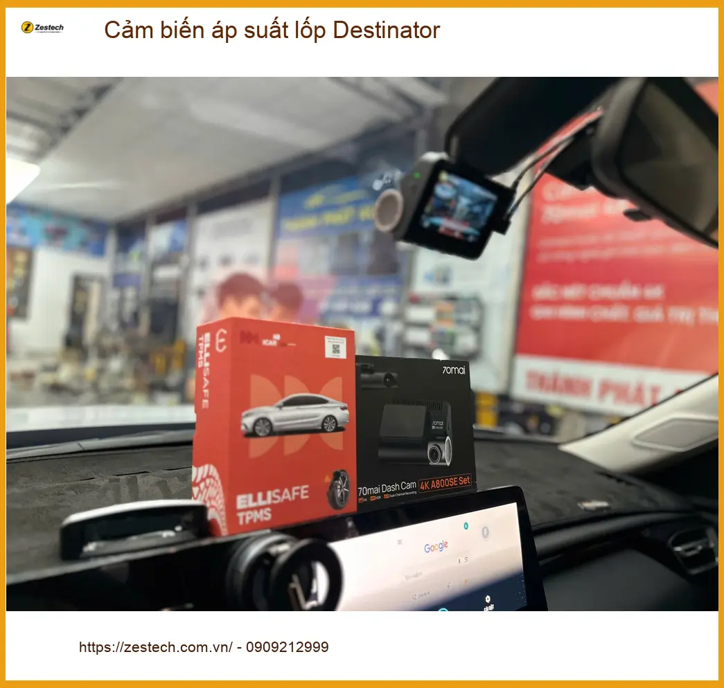 Anh Duy lắp Cảm biến áp suất lốp Destinator cho Honda CRV tại Quận 1 ảnh thực tế 2