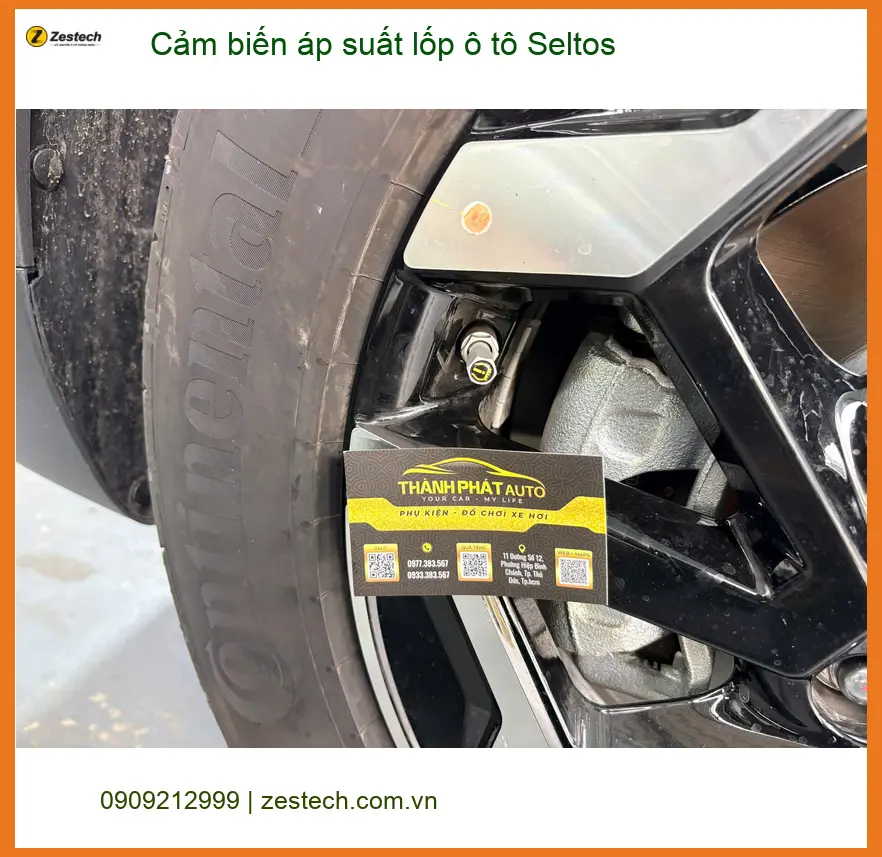 Anh Tú lắp cảm biến áp suất lốp Kia Seltos ở Thủ Đức để lái xe an toàn hơn ảnh thực tế 5