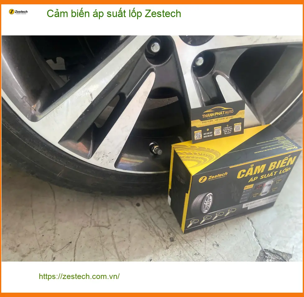 Anh Khải lắp cảm biến áp suất lốp Zestech cho Honda Civic tại Phú Nhuận. ảnh thực tế 3
