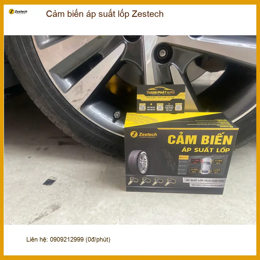 Anh Khải lắp cảm biến áp suất lốp Zestech cho Honda Civic tại Phú Nhuận. ảnh thực tế 5