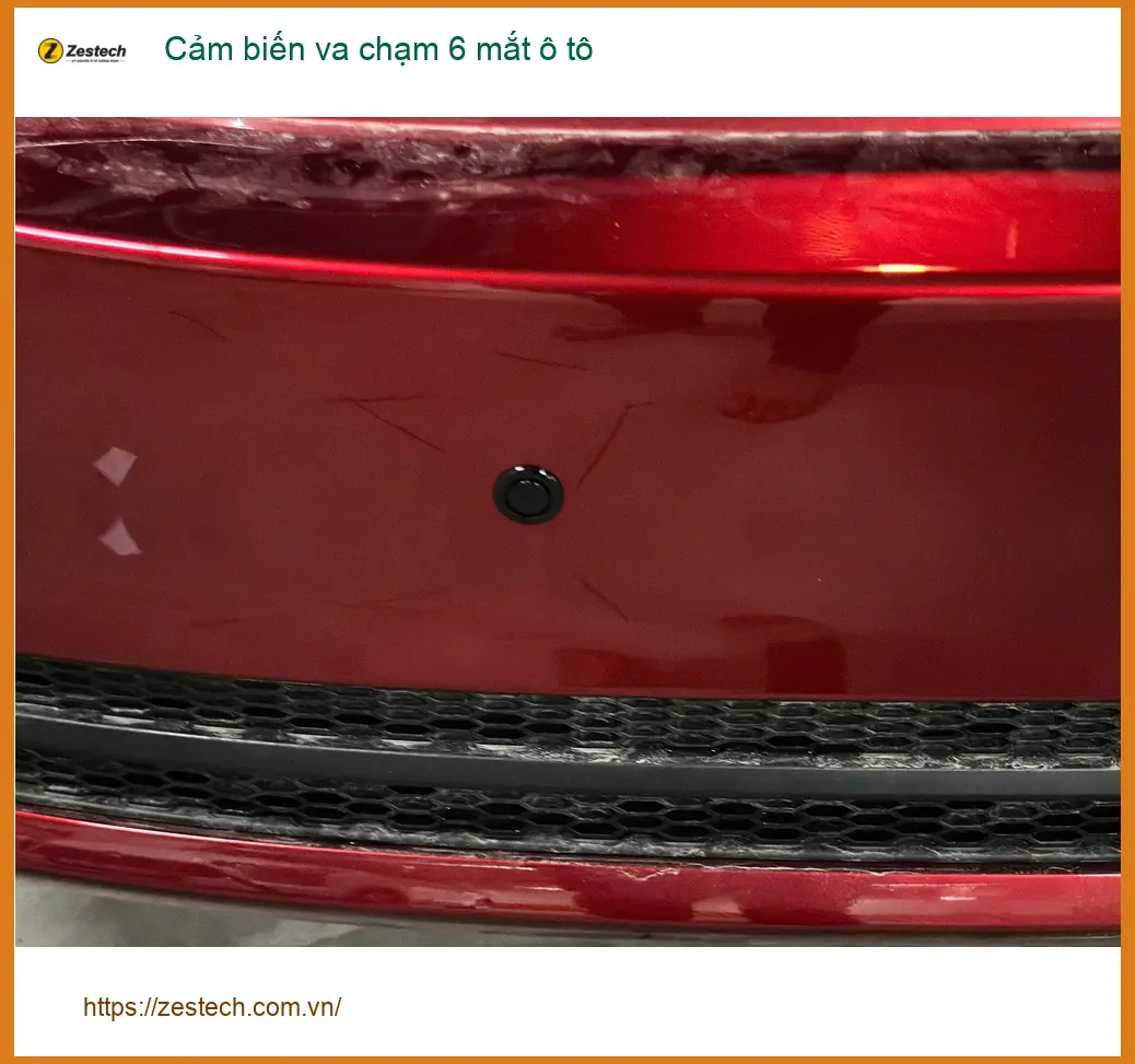 Chị Lan Anh lắp cảm biến va chạm 6 mắt ô tô cho Honda CRV tại Quận Gò Vấp ảnh thực tế 3