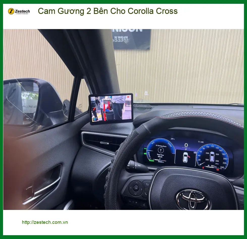 Anh Sơn lắp cam gương 2 bên Corolla Cross Quận Phú Nhuận cho tầm nhìn tối ưu ảnh thực tế 4