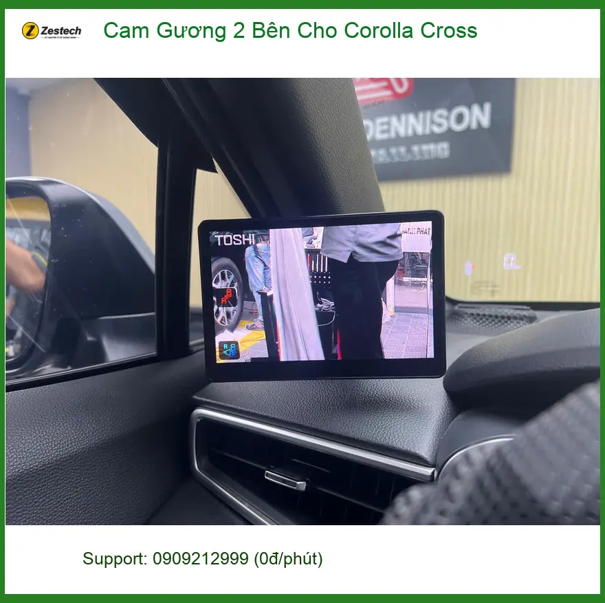 Anh Sơn lắp cam gương 2 bên Corolla Cross Quận Phú Nhuận cho tầm nhìn tối ưu ảnh thực tế 5