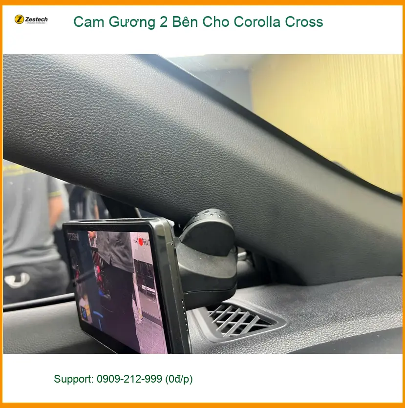 Chú Bình lắp Cam Gương 2 Bên cho Corolla Cross tại Nhà Bè để tiện quan sát ảnh thực tế 4