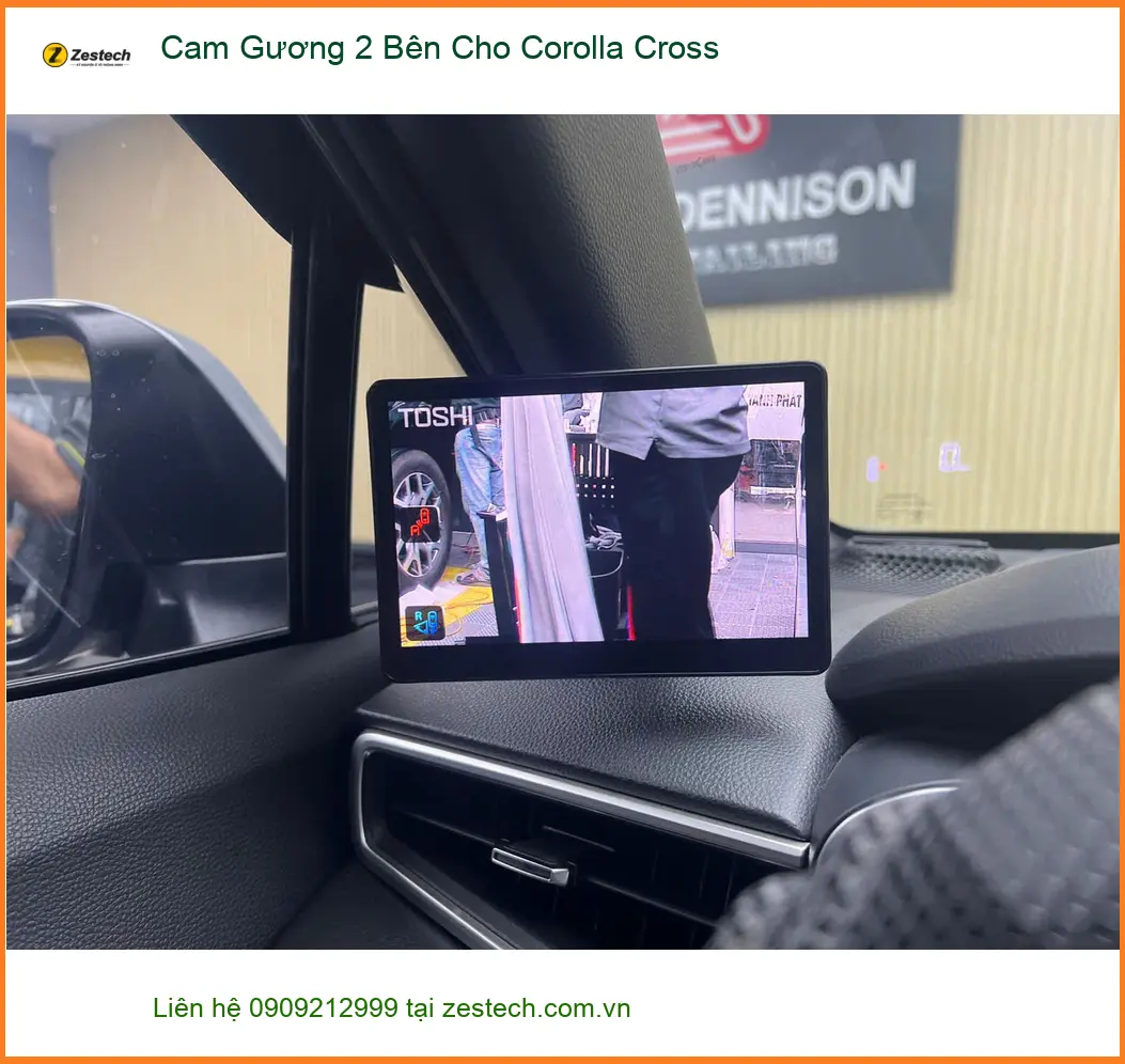 Anh Đạt Corolla Cross lắp cam gương 2 bên tại Quận 12 tránh điểm mù ảnh thực tế 5