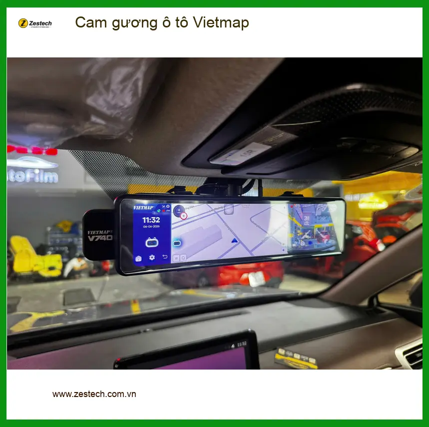 Anh Hải lắp cam gương ô tô Vietmap cho Hyundai Accent tại Nhà Bè để an tâm hơn ảnh thực tế 2