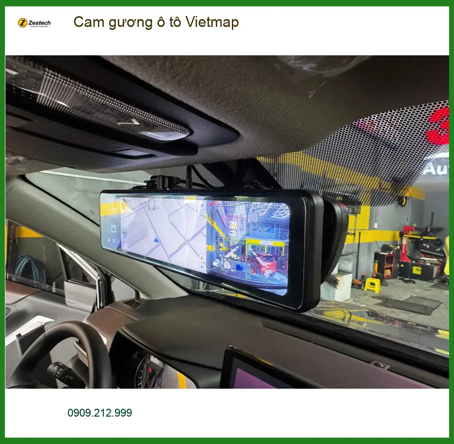 Anh Hải lắp cam gương ô tô Vietmap cho Hyundai Accent tại Nhà Bè để an tâm hơn ảnh thực tế 4