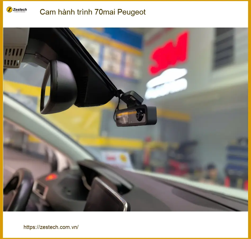 Anh Khang lắp Cam hành trình 70mai Peugeot 3008 tại Cần Giờ ảnh thực tế 3