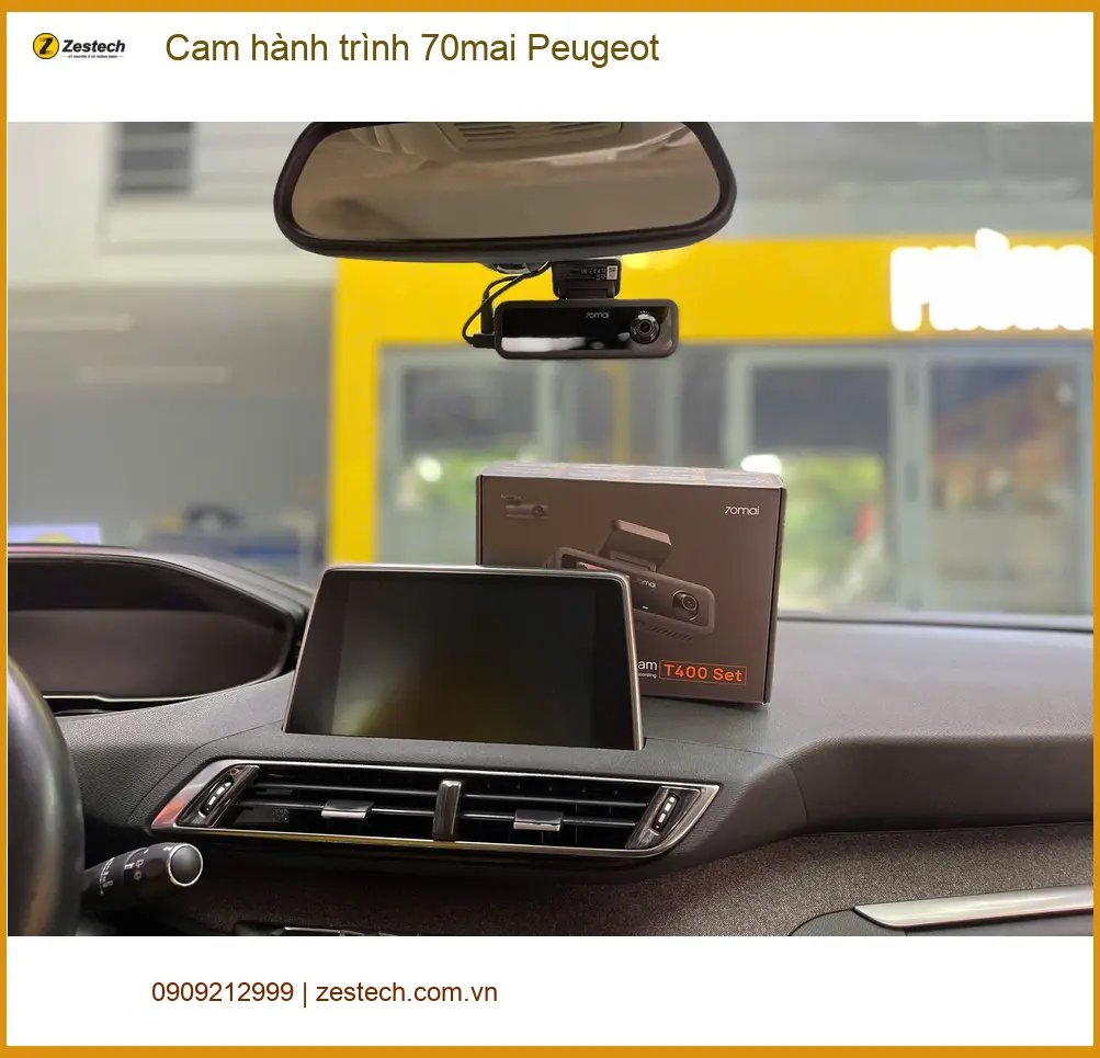Trung tâm lắp Cam hành trình 70mai Peugeot chính hãng uy tín Quận 4 ảnh thực tế 3