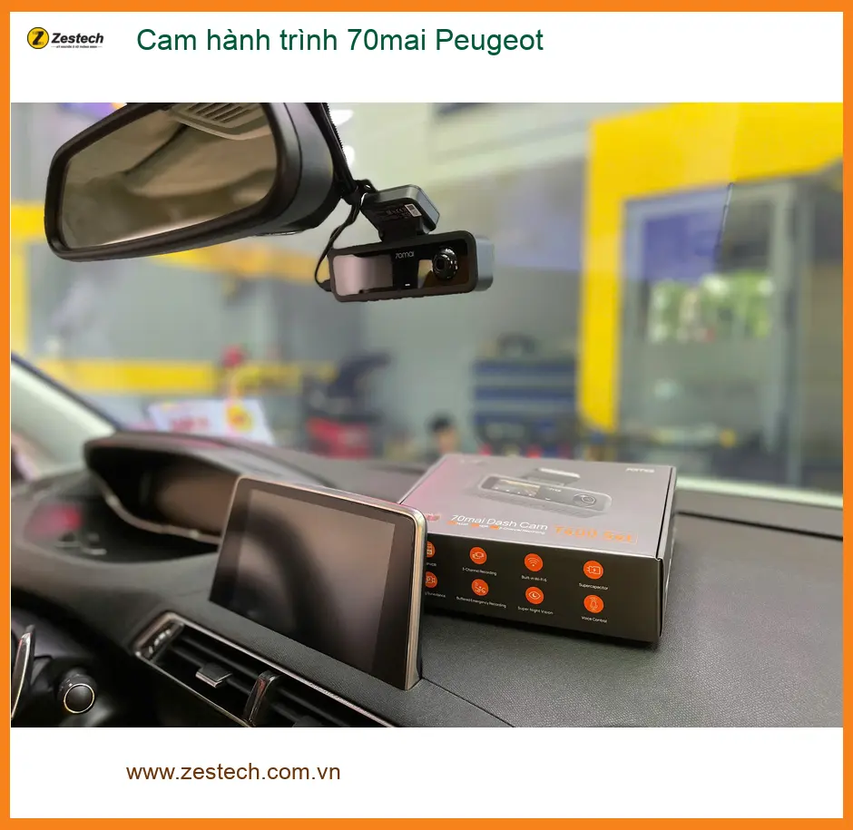 Trung tâm lắp Cam hành trình 70mai Peugeot chính hãng uy tín Quận 4 ảnh thực tế 4
