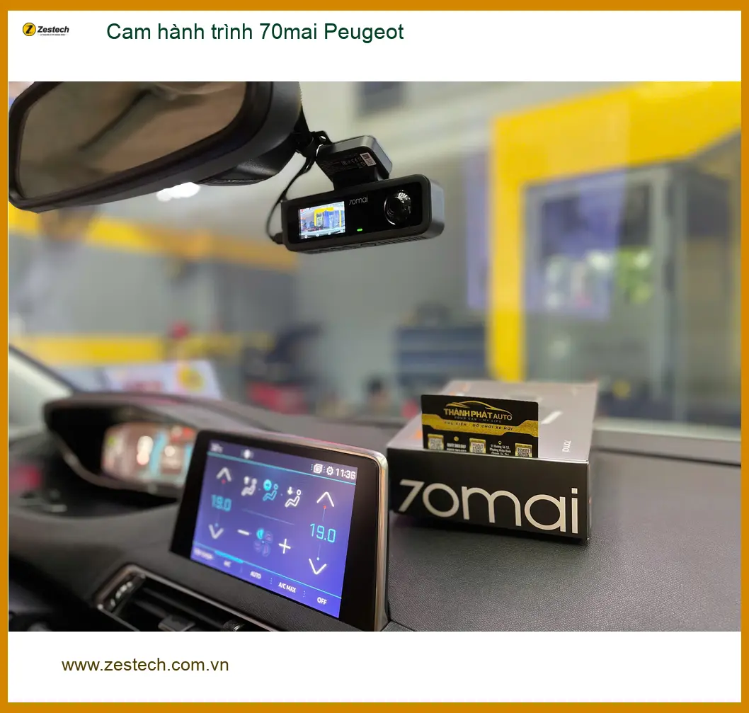 Anh Tùng lắp Cam hành trình 70mai cho Peugeot 3008 tại Quận Bình Thạnh ảnh thực tế 3