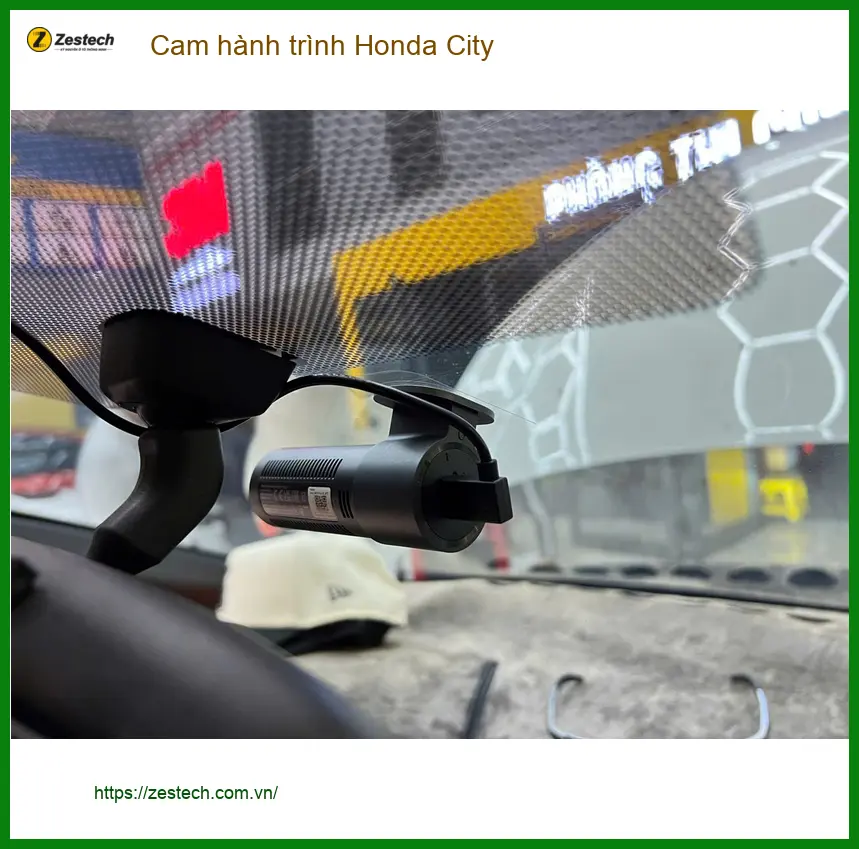 Anh Bảo lắp cam hành trình Honda City tại Quận 12 để an tâm lái xe mỗi ngày ảnh thực tế 2