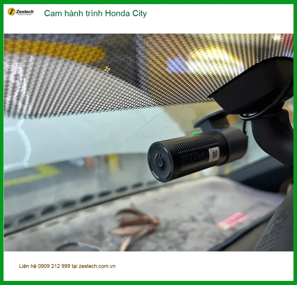 Anh Bảo lắp cam hành trình Honda City tại Quận 12 để an tâm lái xe mỗi ngày ảnh thực tế 3