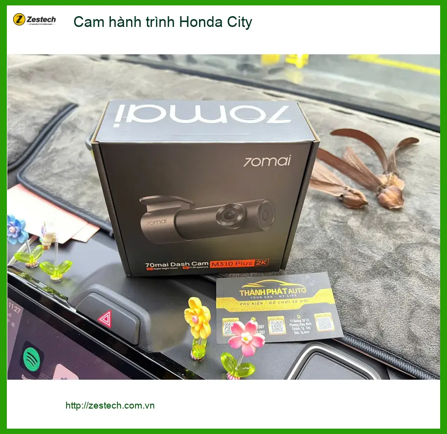 Anh Bảo lắp cam hành trình Honda City tại Quận 12 để an tâm lái xe mỗi ngày ảnh thực tế 4