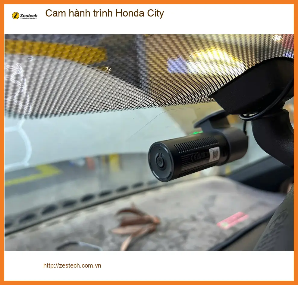 Anh Minh lắp cam hành trình Honda City tại Quận Tân Bình uy tín, giá tốt ảnh thực tế 2