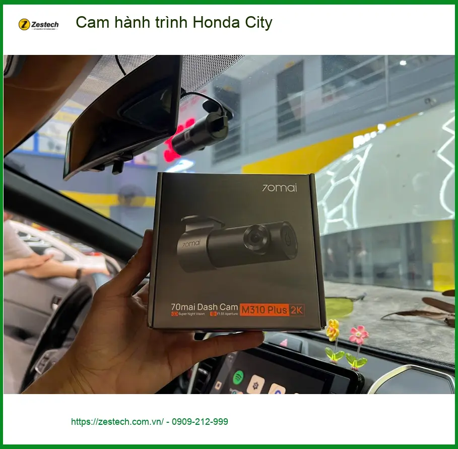 Anh Quang lắp cam hành trình Honda City Quận Gò Vấp để ghi lại hành trình rõ nét ảnh thực tế 2