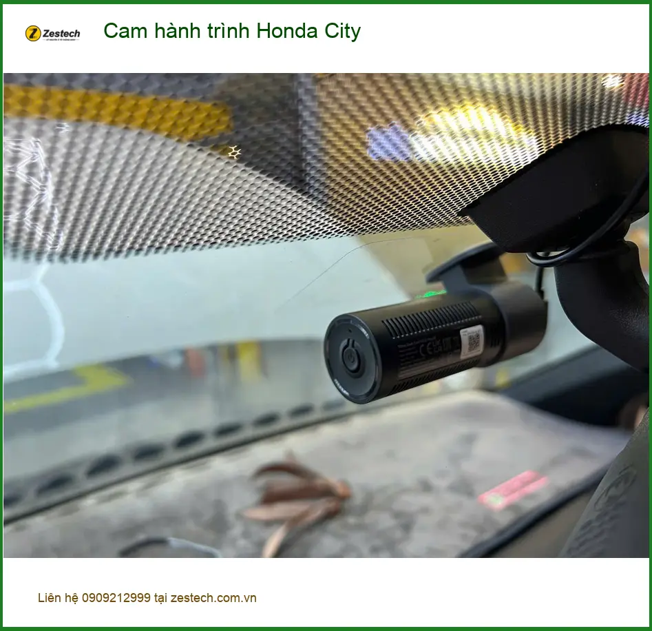Anh Quang lắp cam hành trình Honda City Quận Gò Vấp để ghi lại hành trình rõ nét ảnh thực tế 3