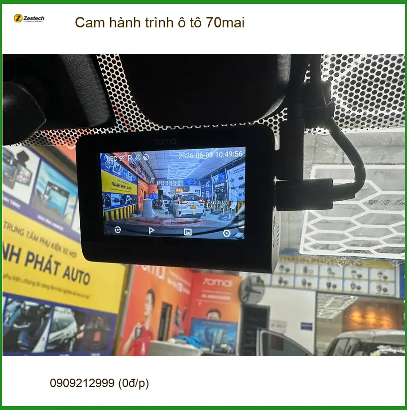 Chú Long gắn Cam hành trình 70mai cho Hyundai Creta tại Củ Chi an tâm lái ảnh thực tế 2