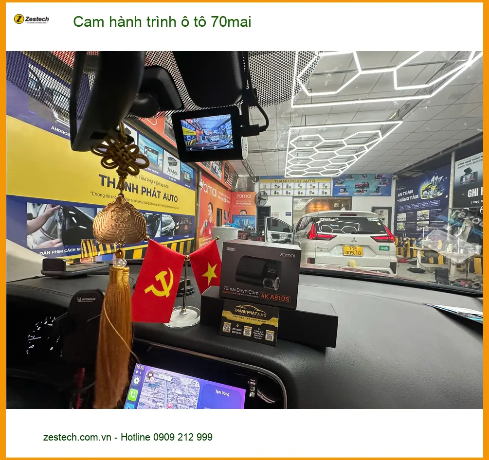 Anh Quang lắp cam hành trình 70mai cho Hyundai Accent tại Quận Thủ Đức ảnh thực tế 2
