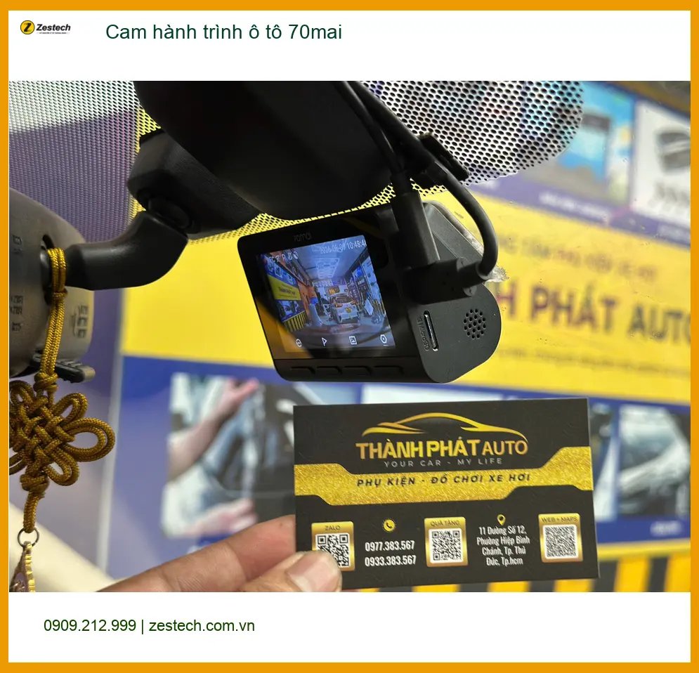 Anh Quang lắp cam hành trình 70mai cho Hyundai Accent tại Quận Thủ Đức ảnh thực tế 3