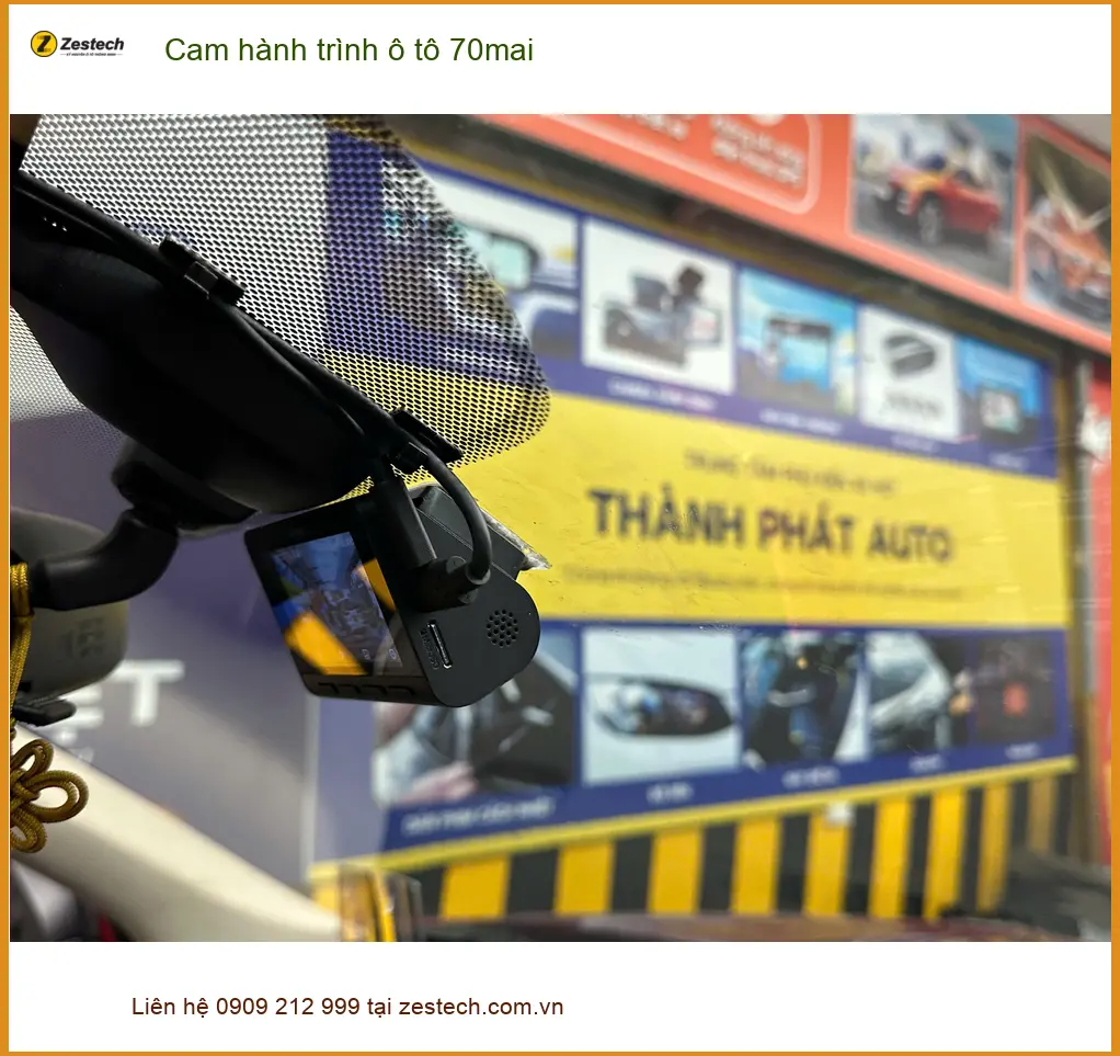 Anh Quang lắp Cam hành trình 70mai cho Mazda CX-5 tại Quận Bình Tân ảnh thực tế 2