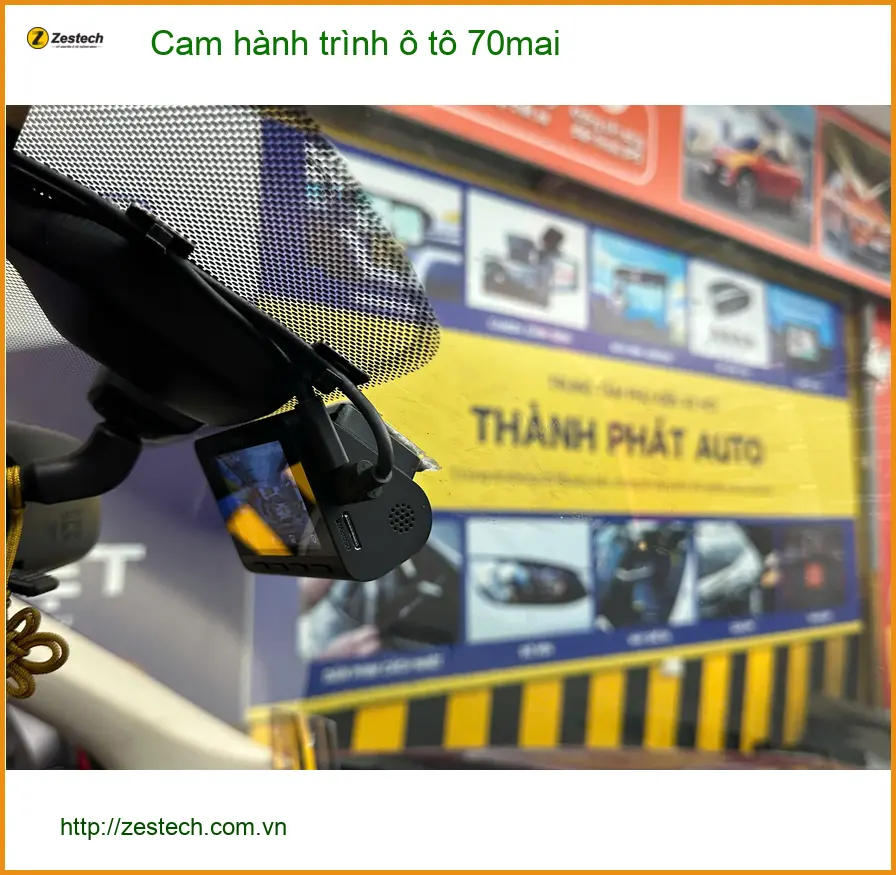 Chị Lan Anh lắp Cam hành trình ô tô 70mai cho Honda CRV tại Quận 11